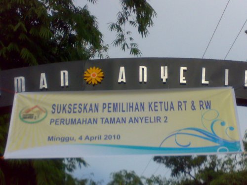Pembentukan dan Pemilihan Ketua RT / RW Perumahan Taman Anyelir 2 Depok, Minggu, 4 April 2010